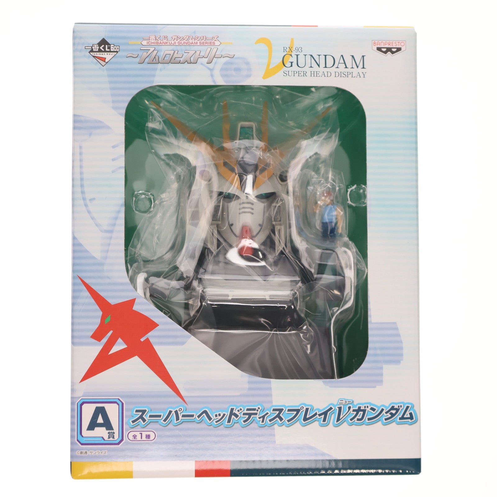 【中古即納】[FIG] A賞 スーパーヘッドディスプレイ νガンダム 一番くじ ガンダムシリーズ～アムロヒストリー～ フィギュア プライズ バンプレスト(20130310)