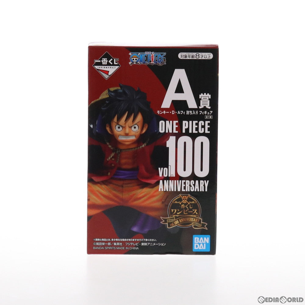 【中古即納】[FIG] A賞 モンキー・D・ルフィ 討ち入り フィギュア 一番くじ ワンピース vol.100 Anniversary ONE PIECE プライズ バンダイスピリッツ(20210904)