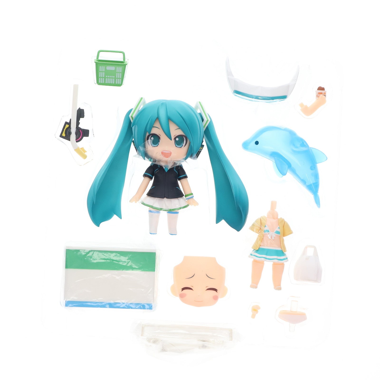 【中古即納】[FIG] ファミリーマート限定 A賞 ねんどろいど 339a 初音ミク 水着 Ver. & FamilyMart 2013 Ver. Happyくじ 初音ミク 2013 Summer Ver. 可動フィギュア プライズ サニーサイドアップ(20130831)