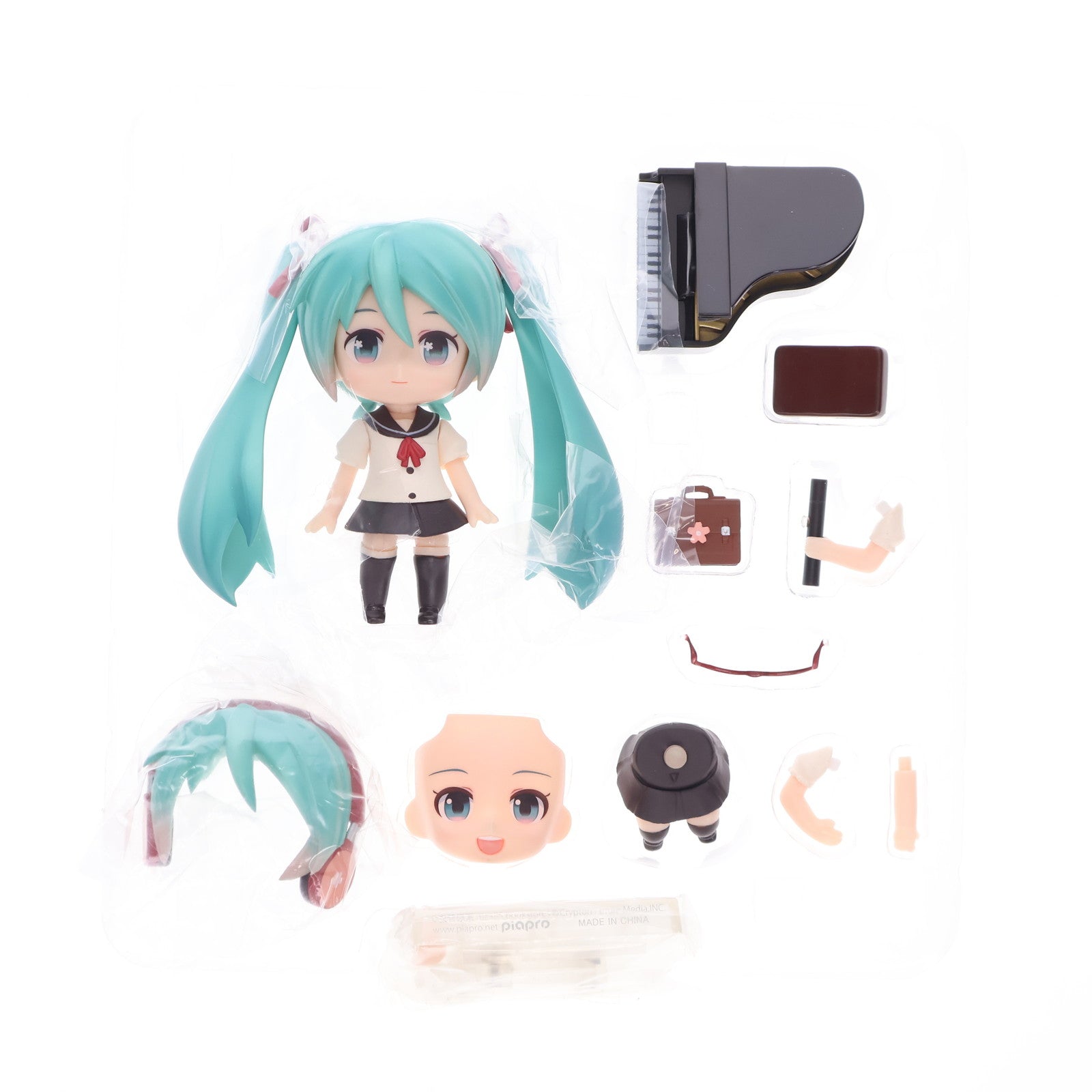 【中古即納】[FIG] A賞 ねんどろいど 初音ミク セーラー服Ver. グッスマくじ 初音ミク 2014 Spring Ver. キャラクター・ボーカル・シリーズ01 初音ミク 可動フィギュア プライズ(381-a) グッドスマイルカンパニー(20140308)
