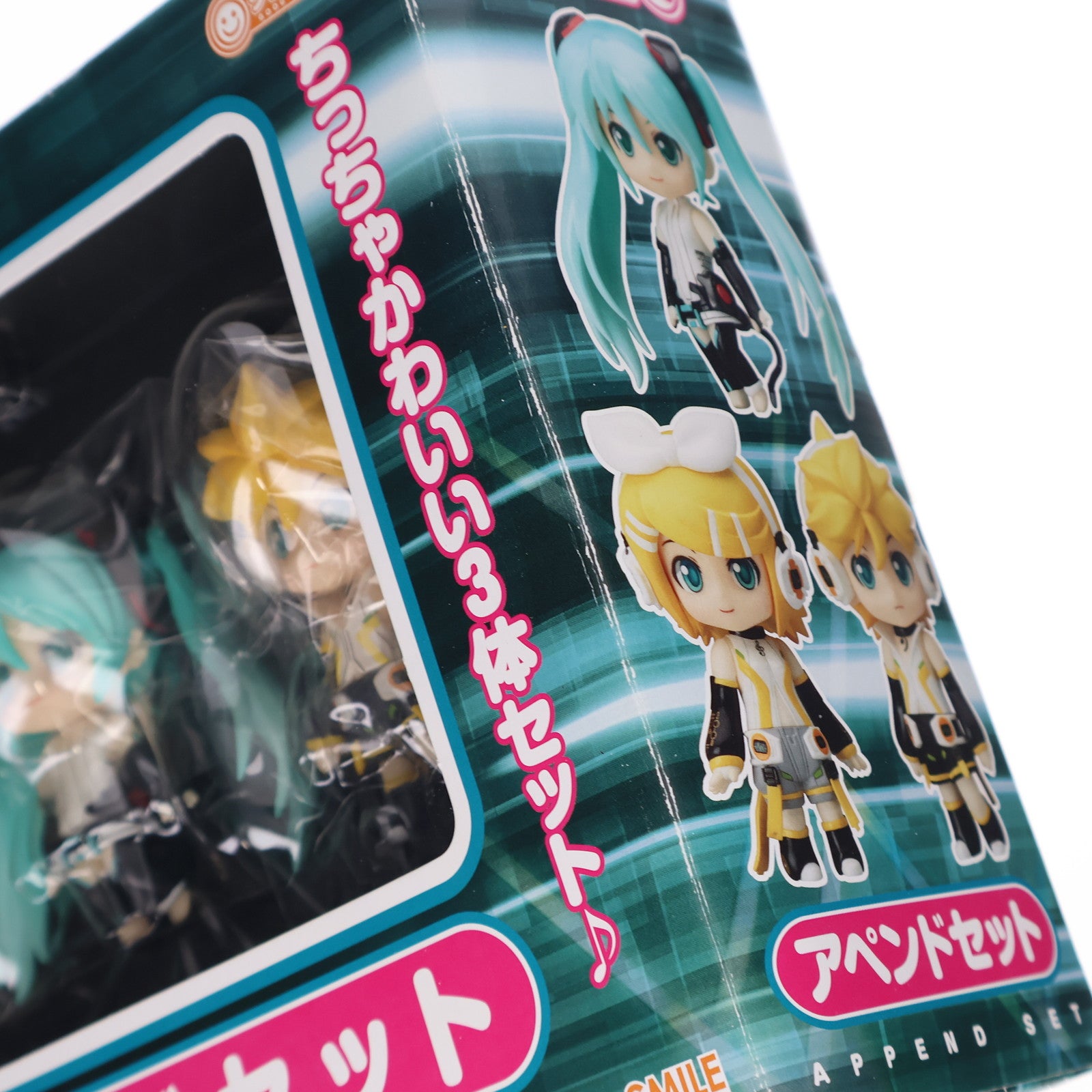 【中古即納】[FIG] C賞 ねんどろいどぷち ミク・リン・レン アペンドセット グッスマくじ 初音ミク 2012 Winter Ver. フィギュア プライズ グッドスマイルカンパニー(20121204)