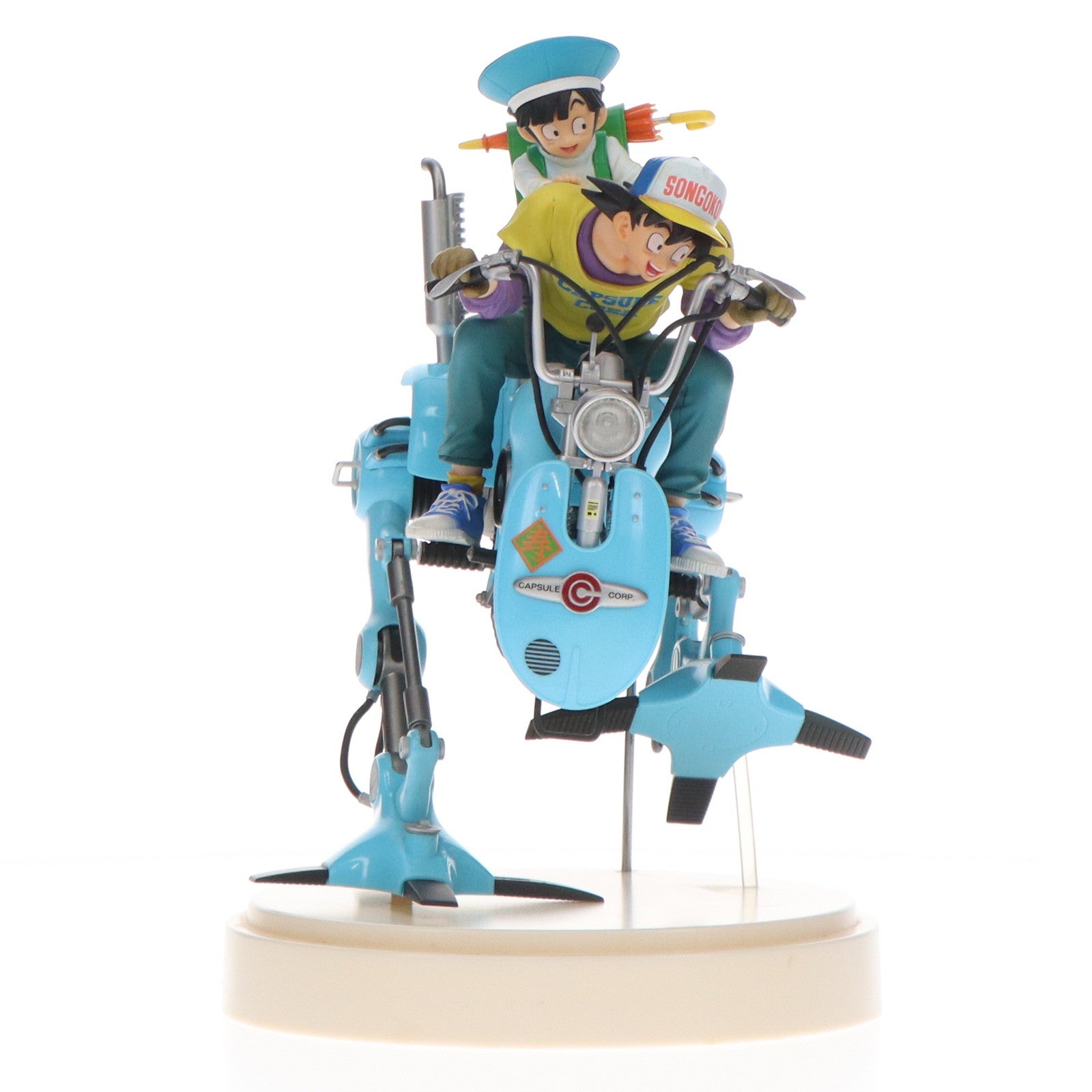 【中古即納】[FIG] B賞 孫悟空&孫悟飯 メカフィギュア 一番くじ ドラゴンボールワールド プライズ バンプレスト(20130327)