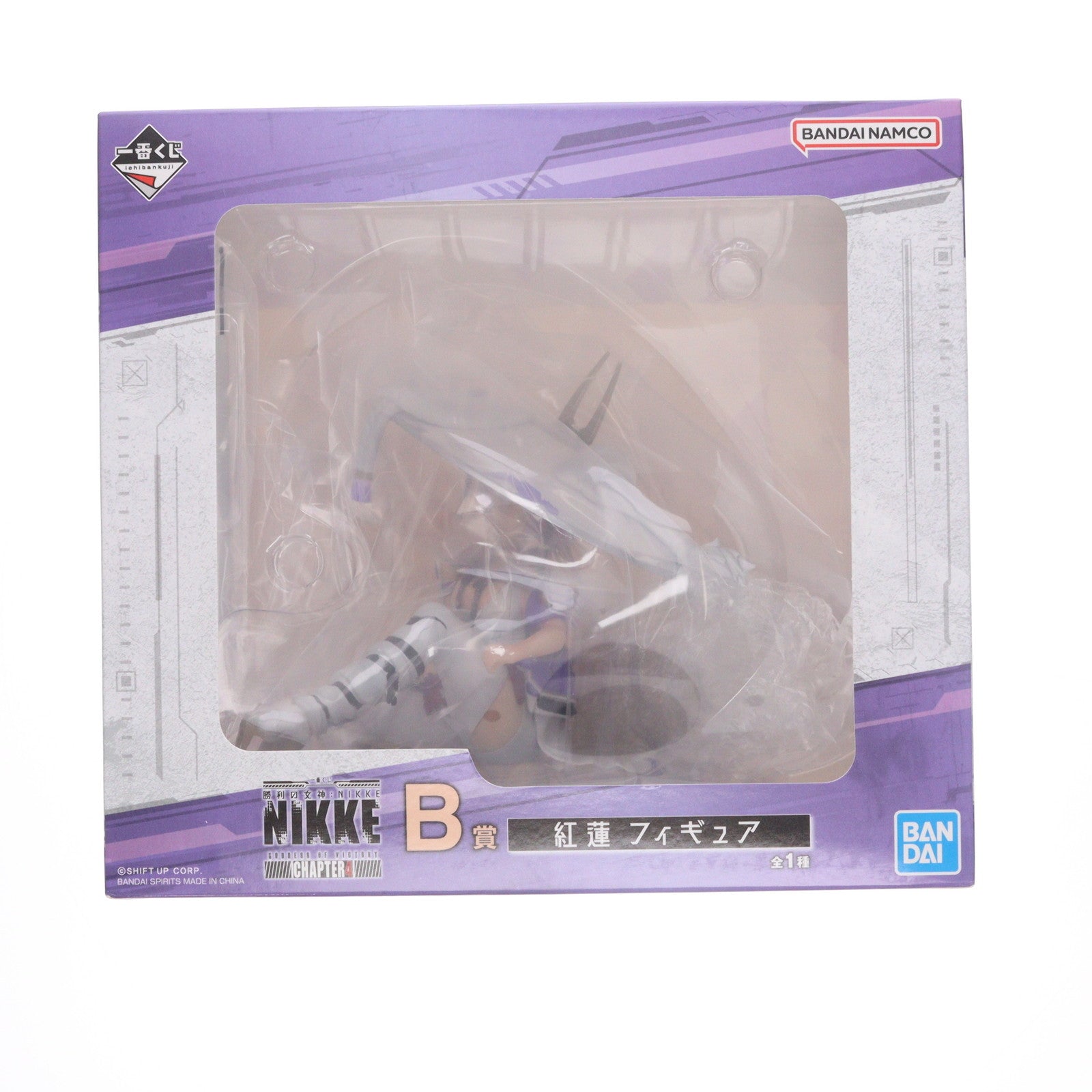 【中古即納】[FIG] B賞 紅蓮(ぐれん) 一番くじ 勝利の女神:NIKKE(ニケ) CHAPTER4 フィギュア プライズ バンダイスピリッツ(20241228)