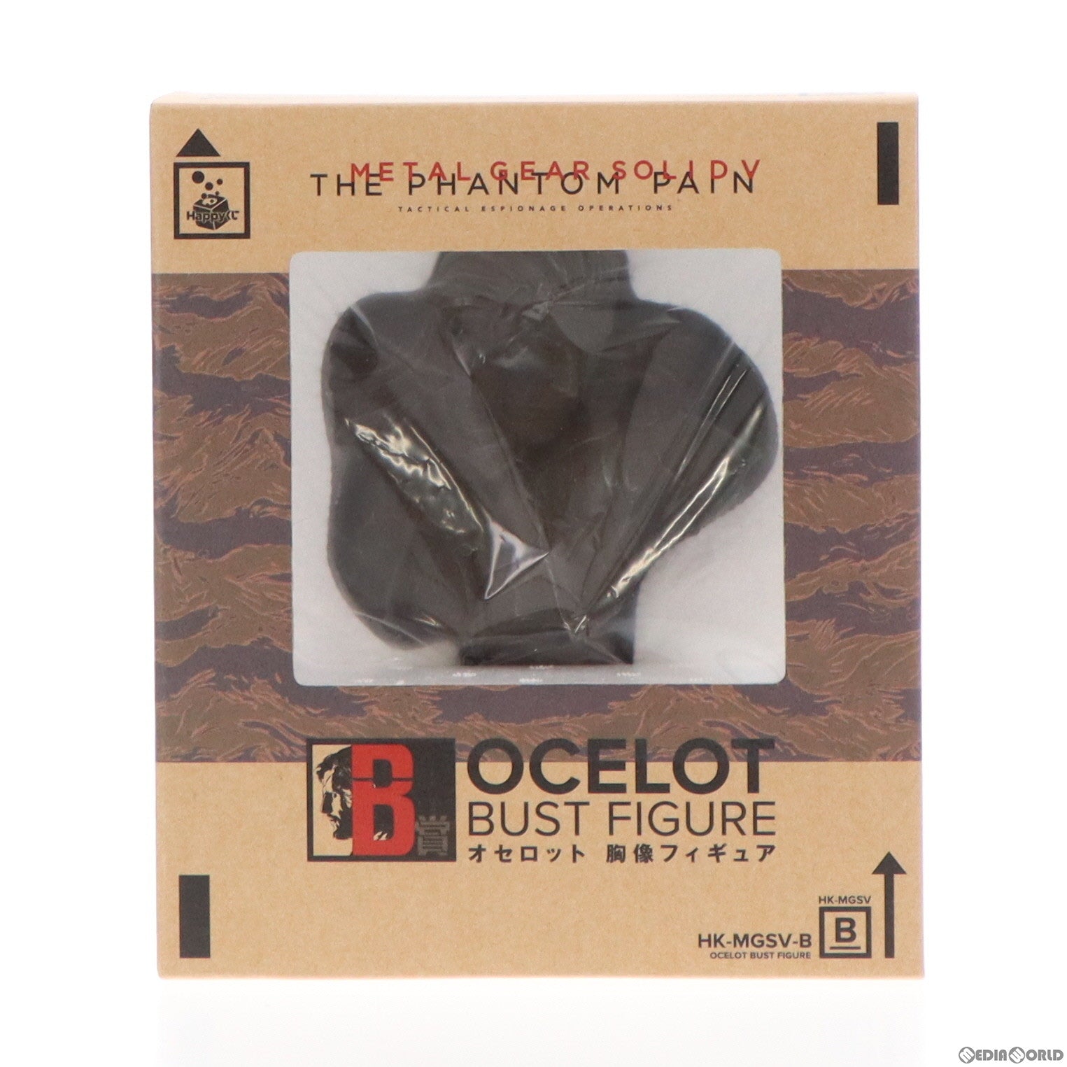 【中古即納】[FIG] B賞 オセロット 胸像フィギュア Happyくじ メタルギアソリッドV ファントムペイン TACTICAL ESPIONAGE OPERATIONS プライズ サニーサイドアップ(20150912)