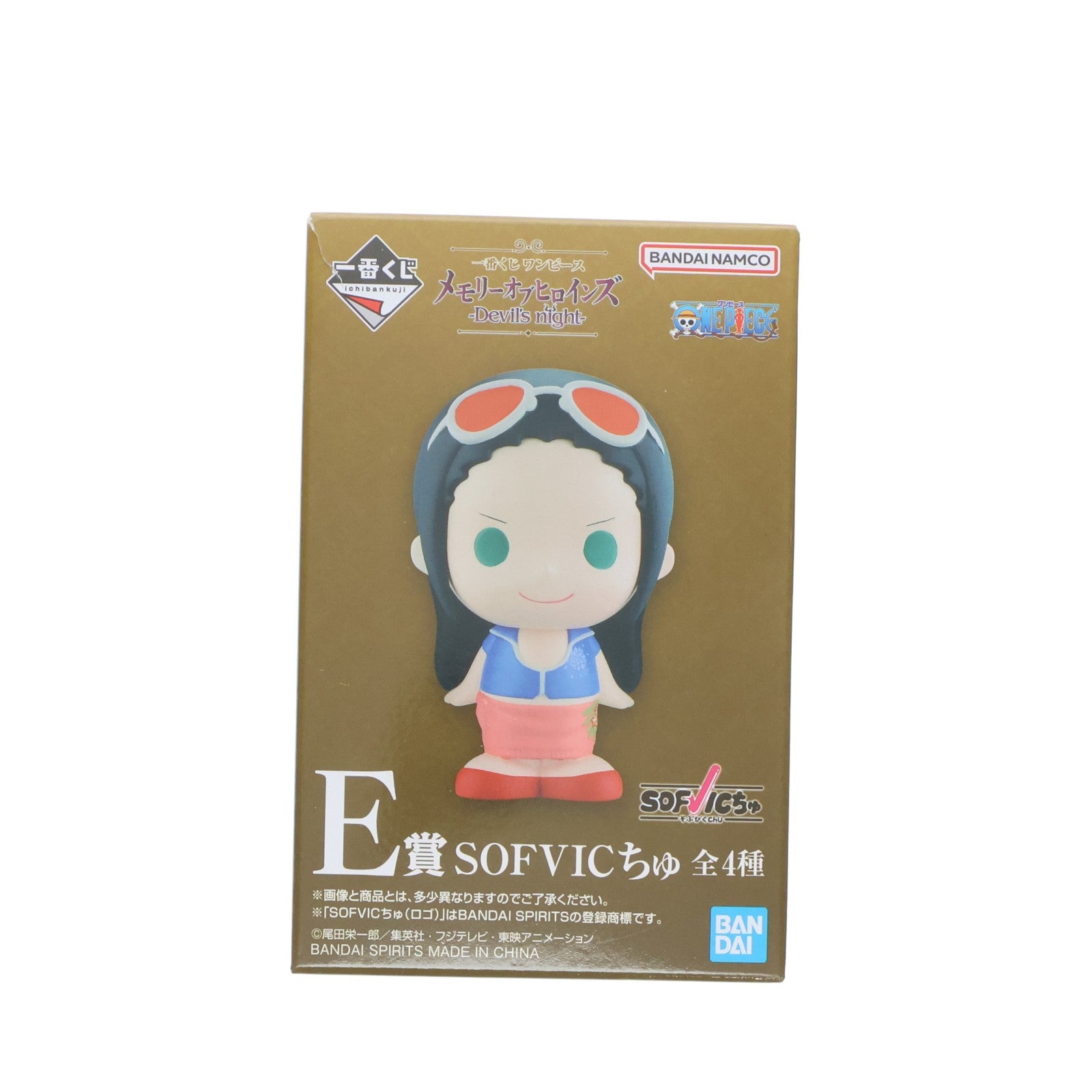 【中古即納】[FIG] E賞 ジュエリー・ボニー SOFVICちゅ 一番くじ ワンピース メモリーオブヒロインズ -Devil's night- ONE PIECE ソフビフィギュア プライズ バンダイスピリッツ(20251030)
