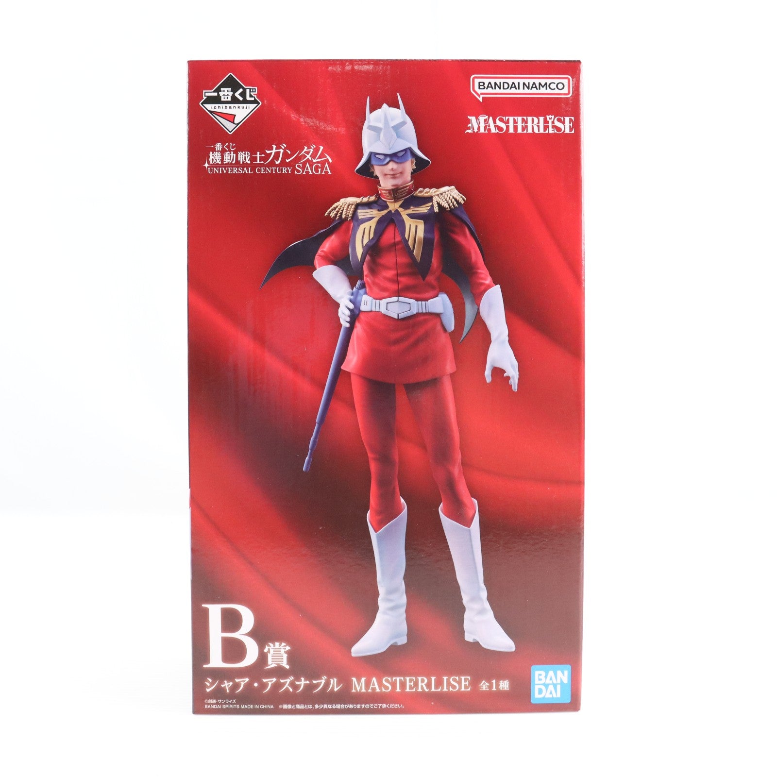 【中古即納】[FIG] B賞 シャア・アズナブル MASTERLISE 一番くじ 機動戦士ガンダム UNIVERSAL CENTURY SAGA フィギュア プライズ バンダイスピリッツ(20260220)