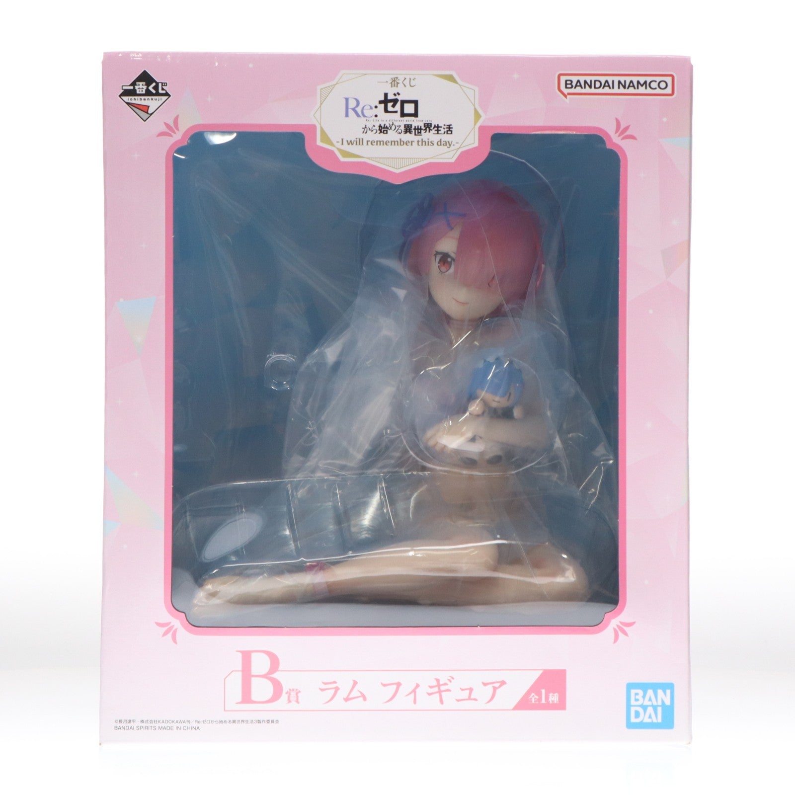 【中古即納】[FIG] B賞 ラム 一番くじ Re:ゼロから始める異世界生活 -I will remember this day.- フィギュア プライズ バンダイスピリッツ(20250614)