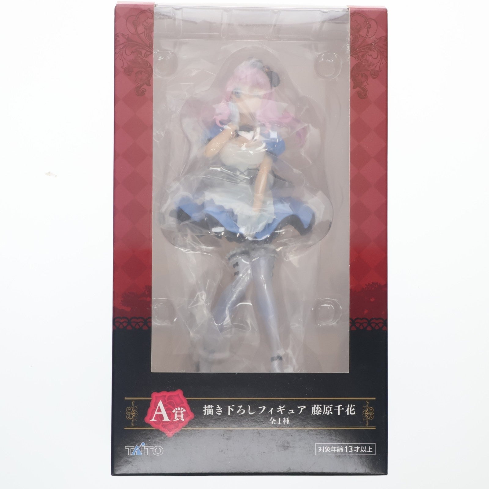 【中古即納】[FIG] A賞 藤原千花(ふじわらちか) 描き下ろしフィギュア タイトーくじ本舗「かぐや様は告らせたい～～天才たちの恋愛頭脳戦～」in wonderlandくじ プライズ タイトー(20210605)