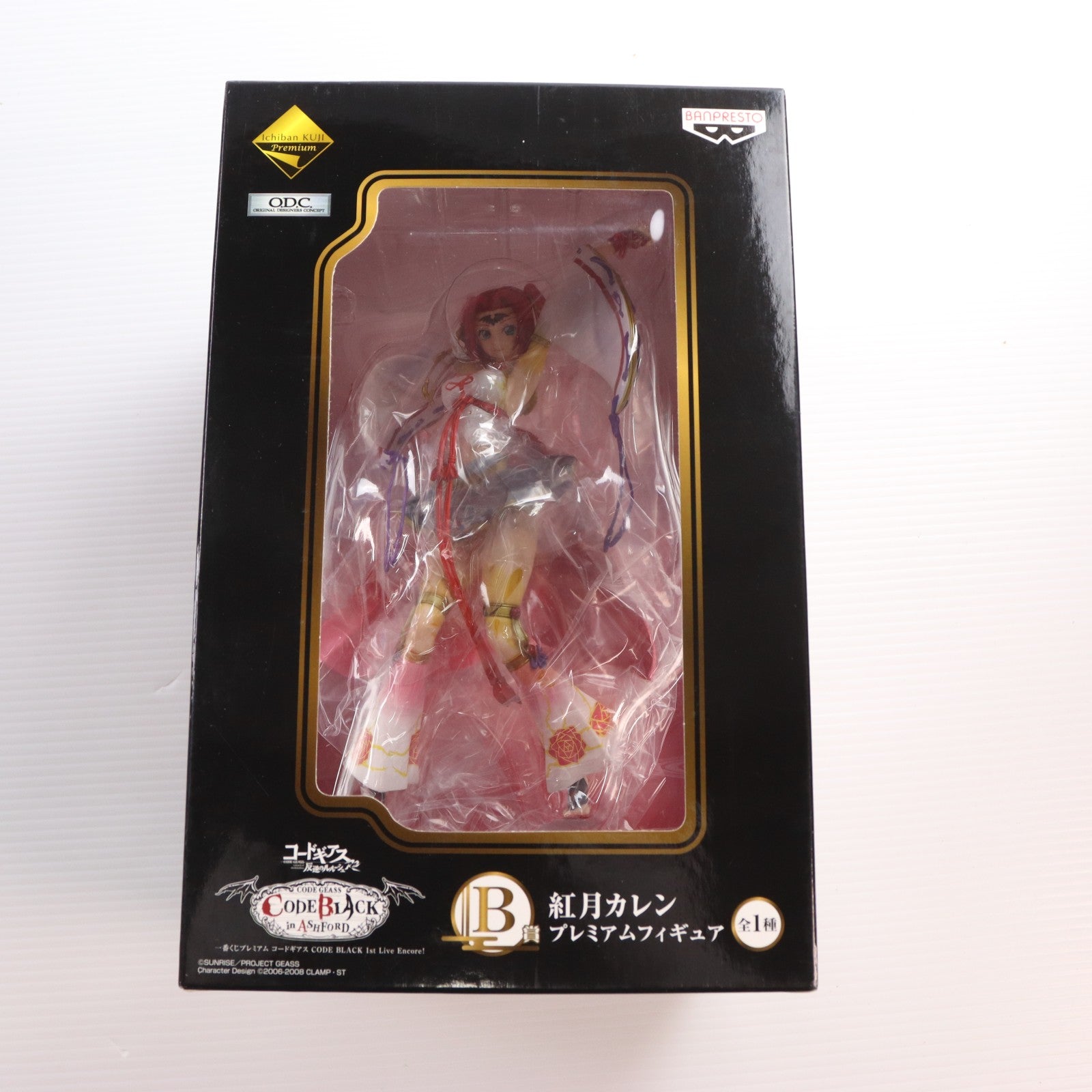 【中古即納】[FIG] B賞 紅月カレン(こうづきかれん) 一番くじプレミアム コードギアス CODE BLACK 1st Live Encore! プレミアムフィギュア プライズ(12747) バンプレスト(20151219)