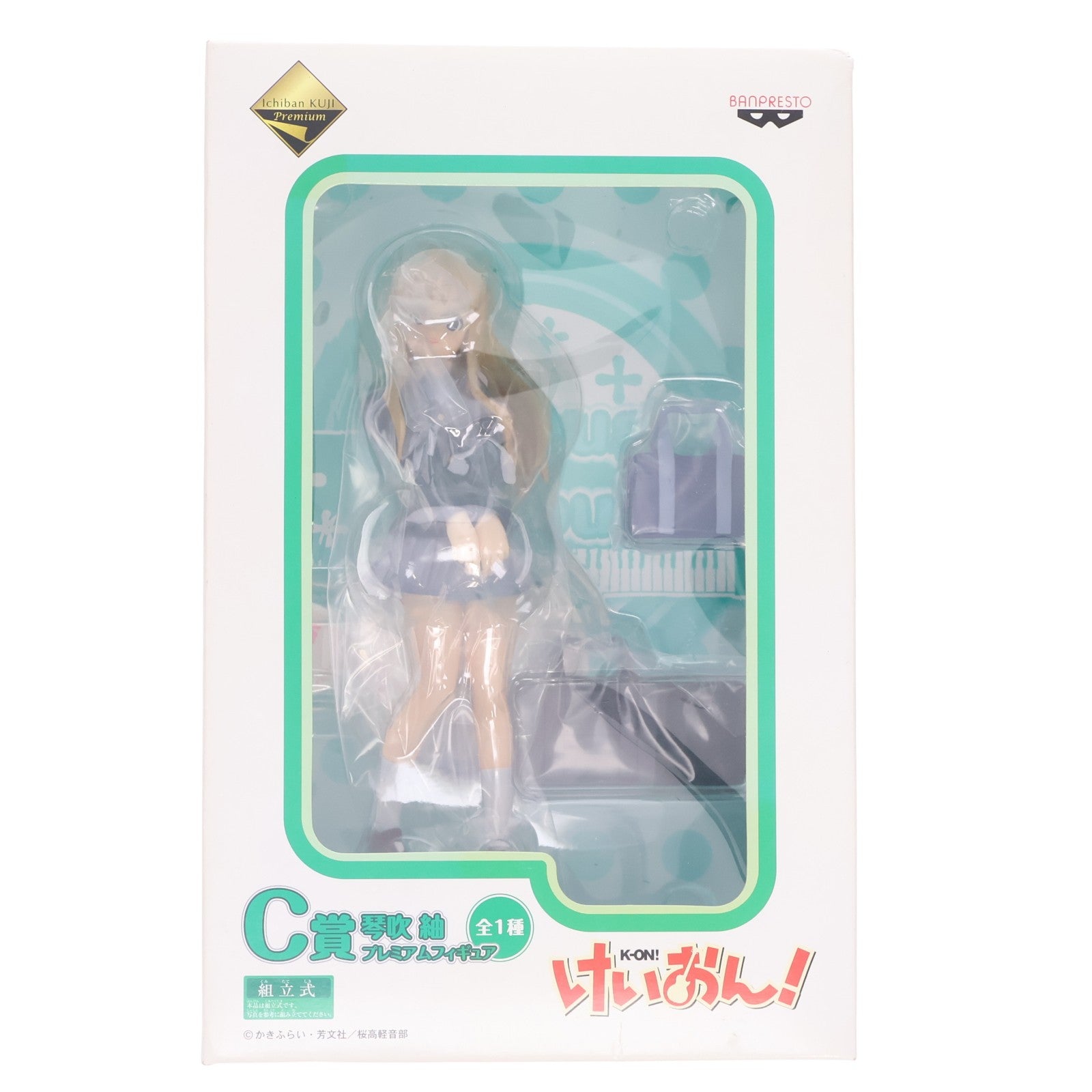 【中古即納】[FIG] C賞 琴吹紬(ことぶきつむぎ) 一番くじプレミアム けいおん! プレミアムフィギュア プライズ バンプレスト(20091231)