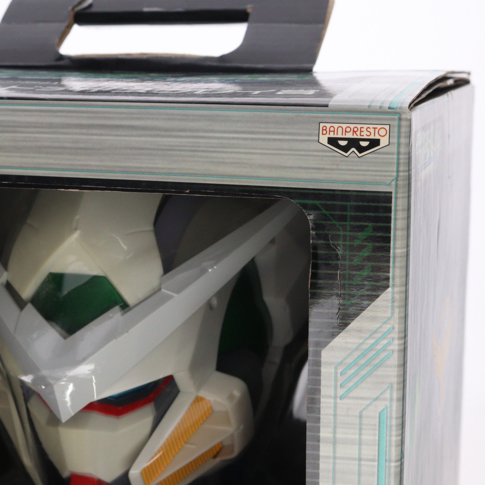 【中古即納】[FIG] ヘッドディスプレイ賞 ガンダムエクシア 一番くじ 機動戦士ガンダム00(ダブルオー) フィギュア プライズ(63154) バンプレスト(20080320)