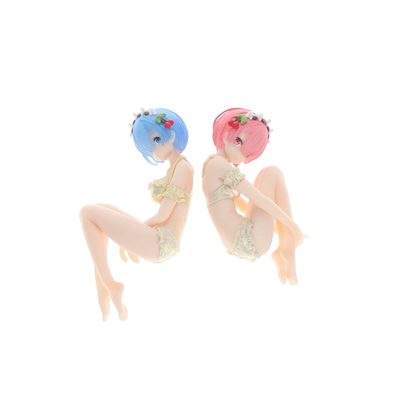 【中古即納】[FIG] A賞 レム&ラム フィギュア ～プリン・ア・ラ・mode～ 一番くじ Re:ゼロから始める異世界生活-あま～い春がきた!どれから食べる～- プライズ(197) バンダイスピリッツ(20190511)