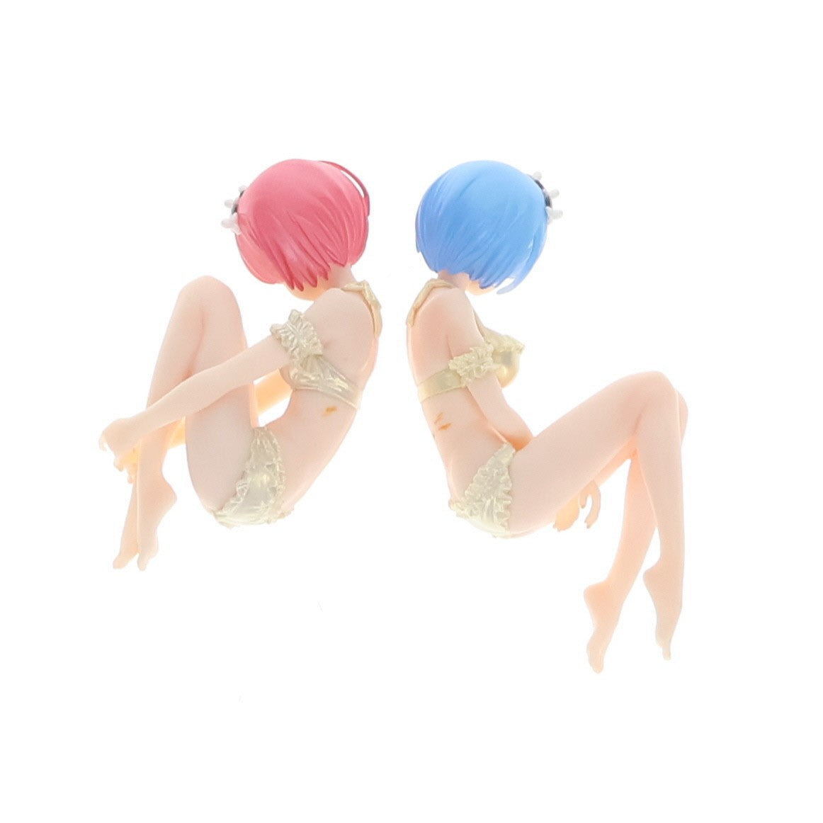 【中古即納】[FIG] A賞 レム&ラム フィギュア ～プリン・ア・ラ・mode～ 一番くじ Re:ゼロから始める異世界生活-あま～い春がきた!どれから食べる～- プライズ(197) バンダイスピリッツ(20190511)