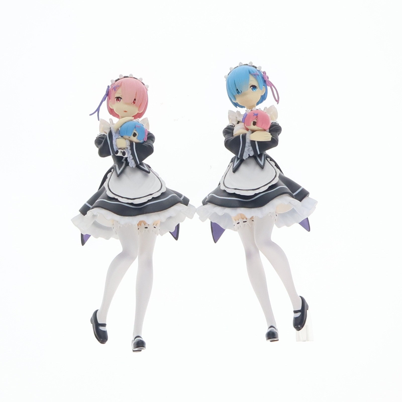 【中古即納】[FIG] A賞 レムとラムのフィギュア 一番くじ Re:ゼロから始める異世界生活～Happy Birthday REM&RAM!～ プライズ(15159) バンプレスト(20180202)
