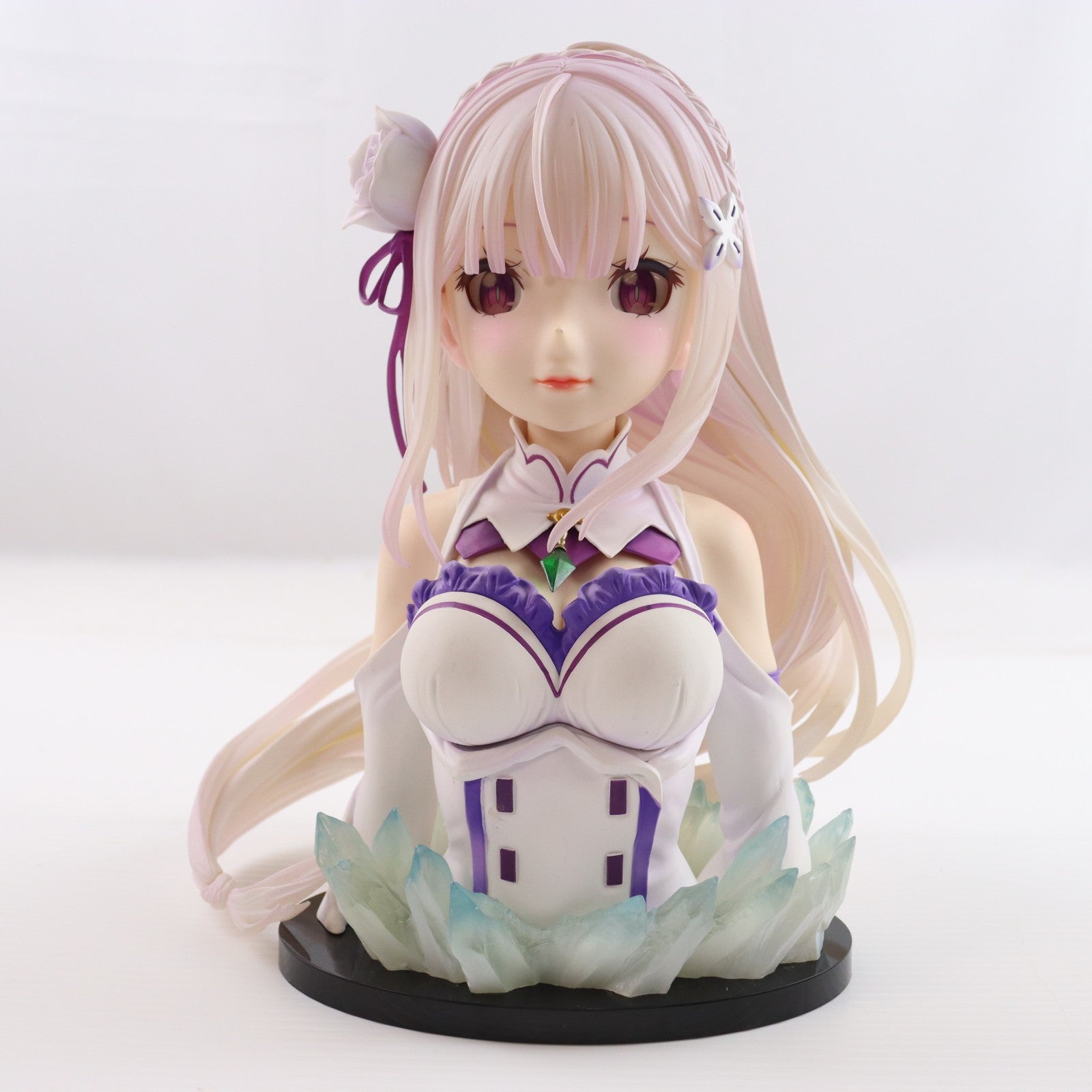 【中古即納】[FIG] A賞 エミリア アートスケールフィギュア 一番くじ Re:ゼロから始める異世界生活-あなたに、精霊の祝福がありますように- プライズ(893) バンダイスピリッツ(20210814)