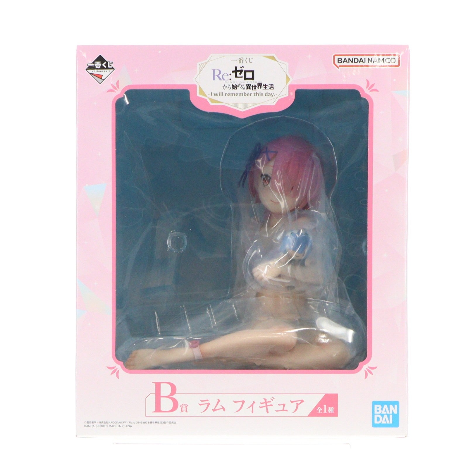 【中古即納】[FIG] B賞 ラム 一番くじ Re:ゼロから始める異世界生活 -I will remember this day.- フィギュア プライズ バンダイスピリッツ(20250614)