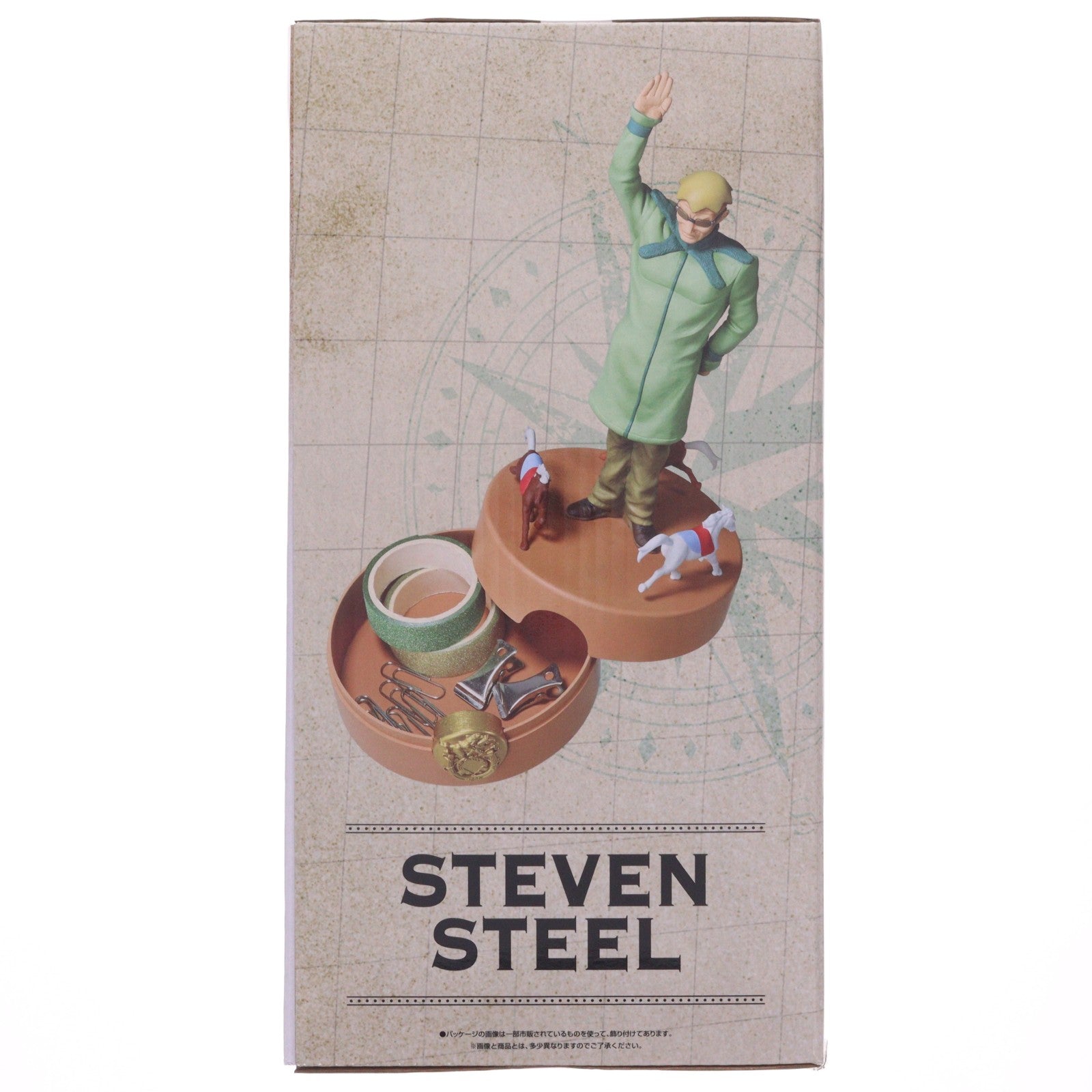 【中古即納】[FIG] E賞 スティーブン・スティール 小物入れ 一番くじ ジョジョの奇妙な冒険 STEEL BALL RUN フィギュア プライズ バンダイスピリッツ(20260627)