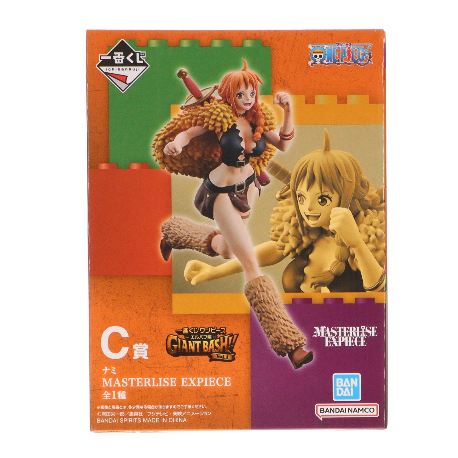 【中古即納】[FIG] C賞 ナミ MASTERLISE EXPIECE 一番くじ ワンピース -エルバフ編- GIANT BASH!! Vol.1 ONE PIECE フィギュア プライズ バンダイスピリッツ(20260703)