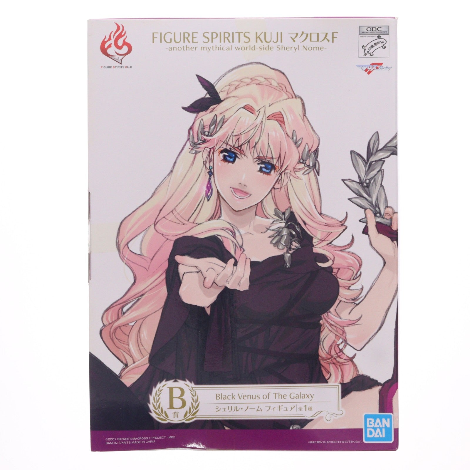 【中古即納】[FIG] B賞 Black Venus of The Galaxy シェリル・ノーム FIGURE SPIRITS KUJI(フィギュアスピリッツくじ) マクロスF-another mythical world-side Sheryl Nome- フィギュア プライズ バンダイスピリッツ(20191130)