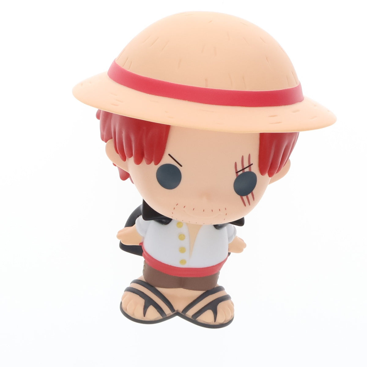 【中古即納】[FIG] F賞 シャンクス SOFVICちゅ 一番くじ ワンピース 赤髪海賊団 ONE PIECE ソフビフィギュア プライズ バンダイスピリッツ(20260606)