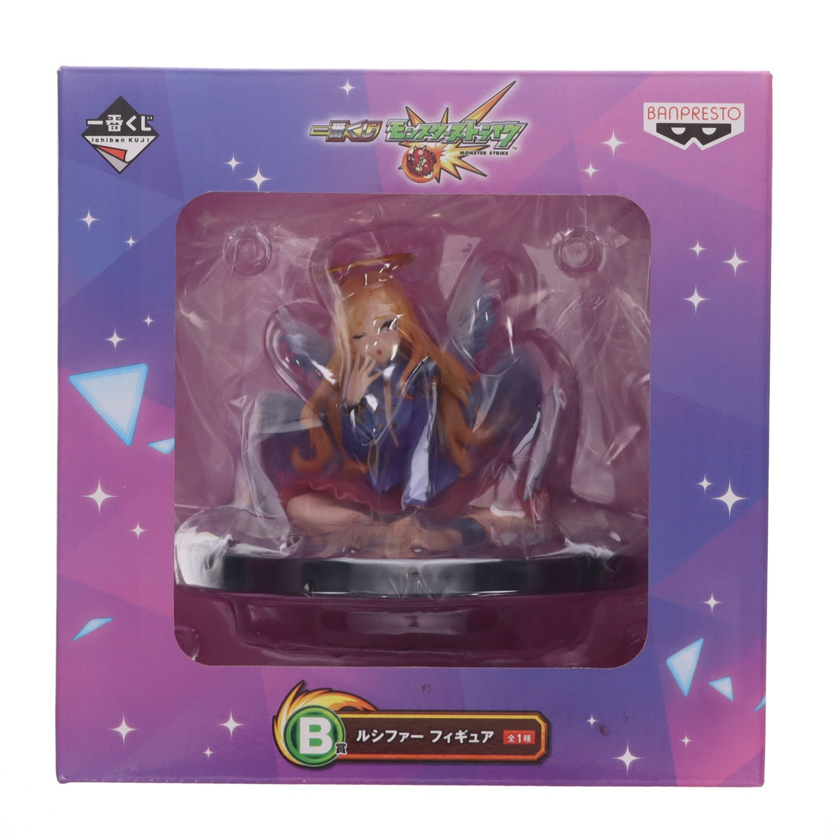 【中古即納】[FIG] B賞 ルシファー 一番くじ モンスターストライク フィギュア プライズ(14411) バンプレスト(20171007)