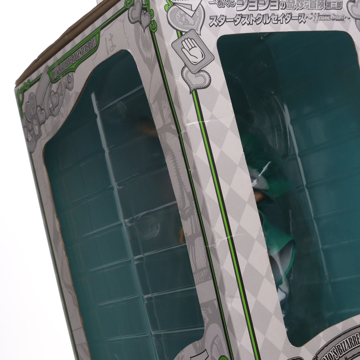 【中古即納】[FIG] ラストワン賞 空条承太郎(くうじょうじょうたろう) アナザーカラーver. フィギュア 一番くじ ジョジョの奇妙な冒険 第三部 スターダストクルセイダース～WHITE SIDE～ プライズ(67730) バンプレスト(20120831)