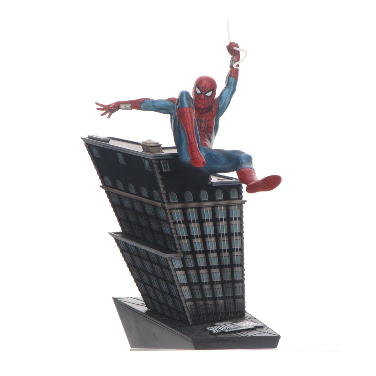 【中古即納】[FIG] A賞 スパイダーマン スイングスタチュー Happyくじ MARVEL スパイダーマン:ブランド・ニュー・デイ フィギュア プライズ サニーサイドアップ(20260807)
