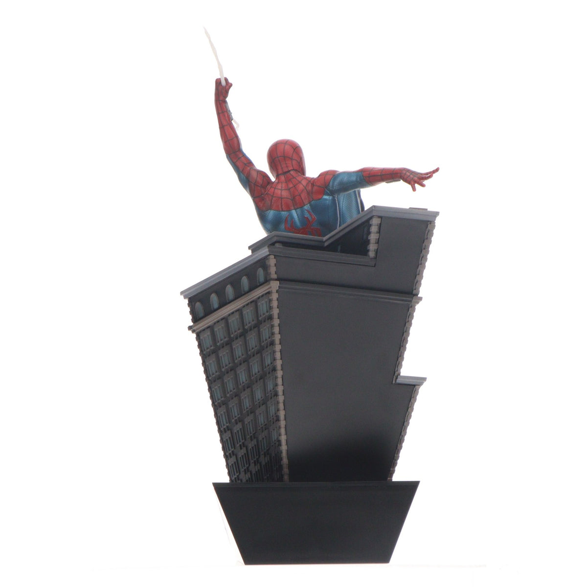 【中古即納】[FIG] A賞 スパイダーマン スイングスタチュー Happyくじ MARVEL スパイダーマン:ブランド・ニュー・デイ フィギュア プライズ サニーサイドアップ(20260807)