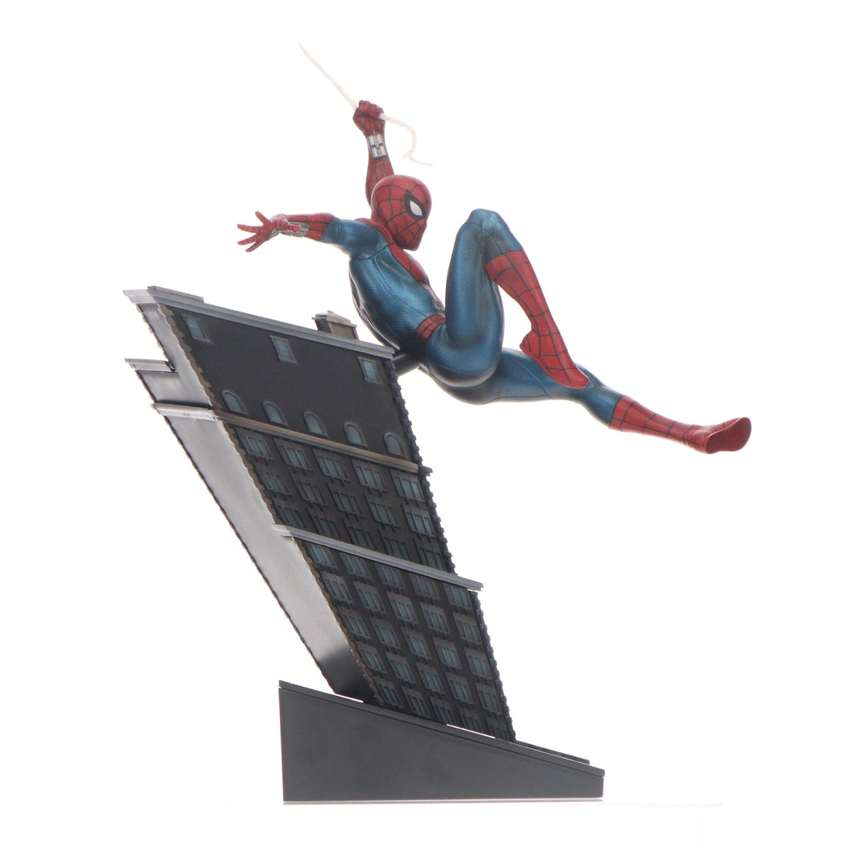 【中古即納】[FIG] A賞 スパイダーマン スイングスタチュー Happyくじ MARVEL スパイダーマン:ブランド・ニュー・デイ フィギュア プライズ サニーサイドアップ(20260807)