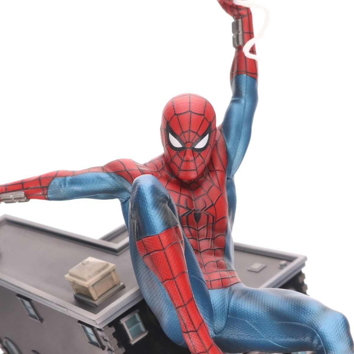 【中古即納】[FIG] A賞 スパイダーマン スイングスタチュー Happyくじ MARVEL スパイダーマン:ブランド・ニュー・デイ フィギュア プライズ サニーサイドアップ(20260807)