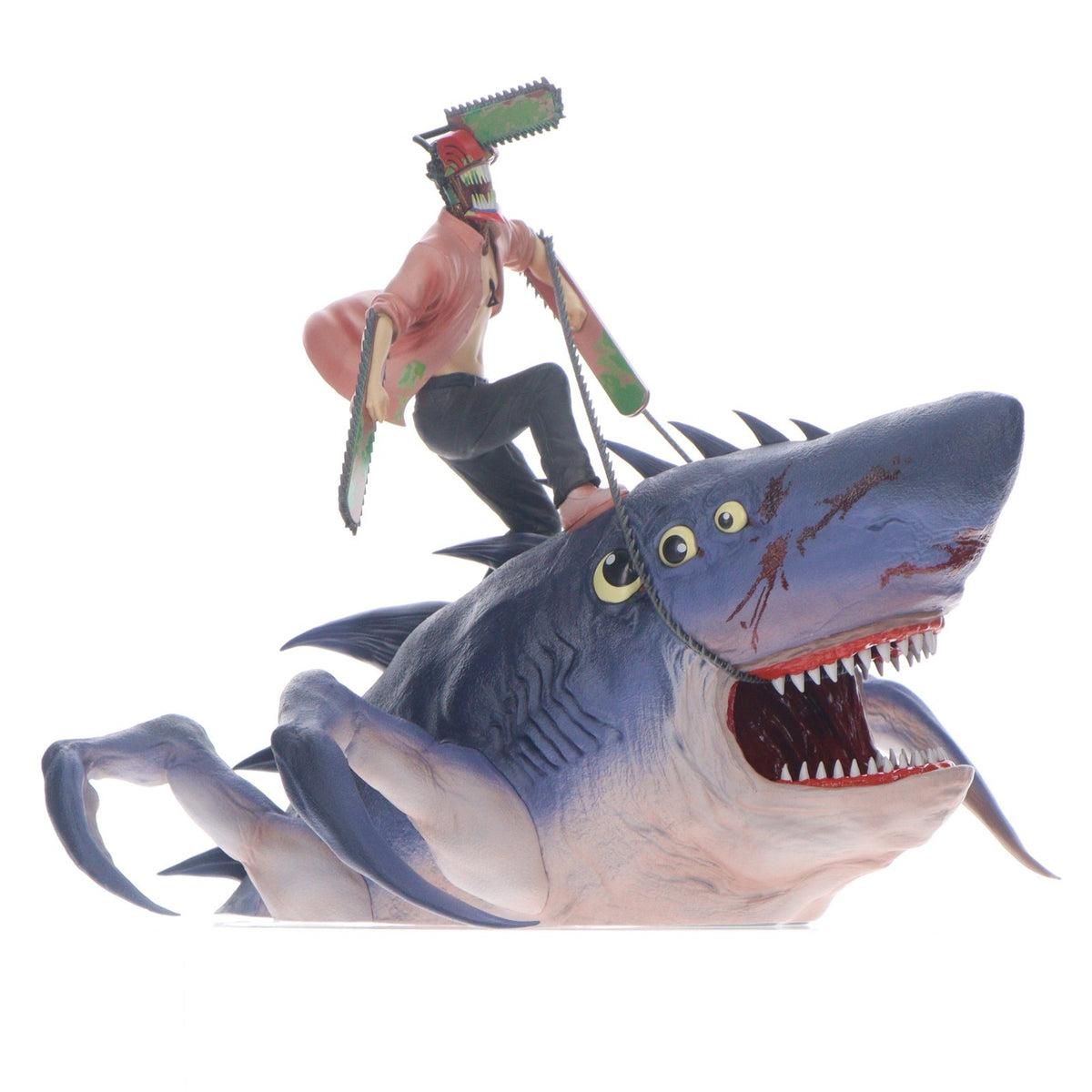 【中古即納】[FIG] ダブルチャンスキャンペーン&ラストワン賞 チェンソーマン&ビーム MEGAIMPACT スペシャルカラーver. 一番くじ 劇場版『チェンソーマン レゼ篇』第2弾 フィギュア プライズ バンダイスピリッツ(20260918)