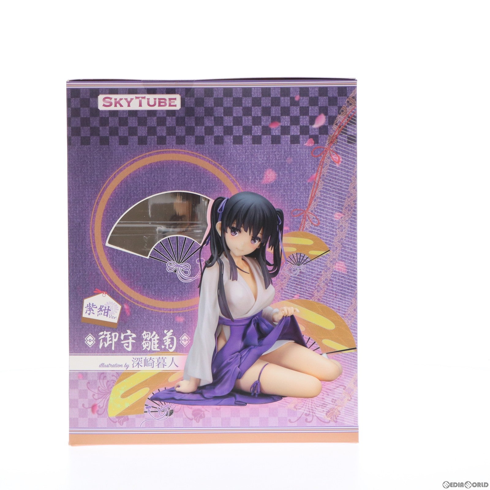 【中古即納】[FIG]御守雛菊(みもりひなぎく) 紫紺Ver. illustration by 深崎暮人 コミック阿吽 1/6 完成品  フィギュア(AX-1185) SkyTube(スカイチューブ)(20210709)