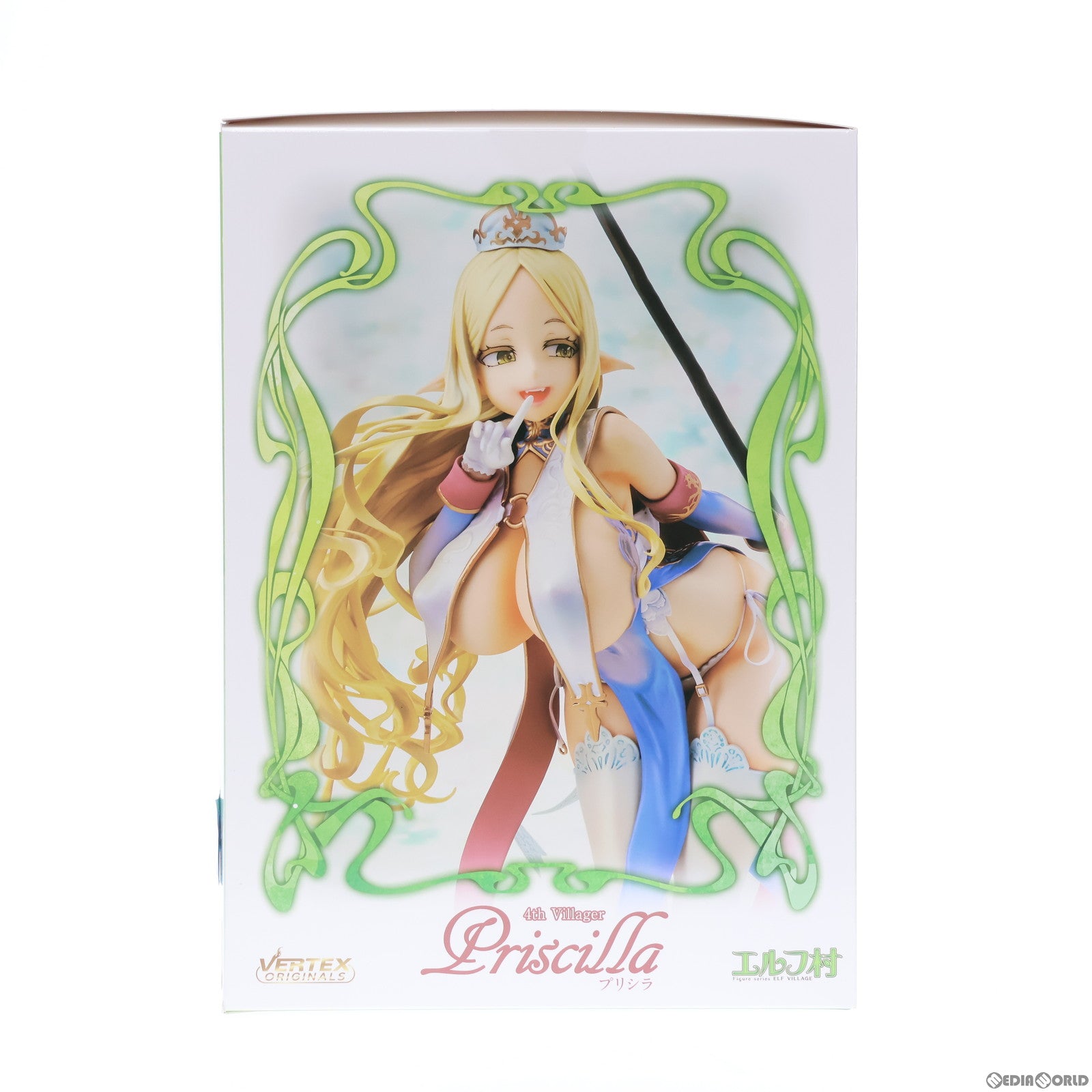 【中古即納】[FIG](再販)あみあみ限定特典6種付属 エルフ村 第4村人 プリシラ アンテナショップ限定版 1/6 完成品 フィギュア  ヴェルテクス(20200630)