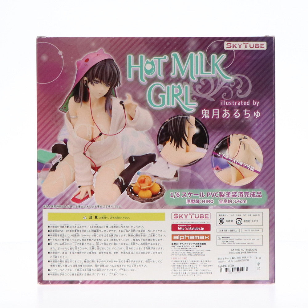 【中古即納】[FIG]ポストカード無し HOT MILK GIRL Illustrated by 鬼月あるちゅ コミックホットミルク 1/6 完成品 フィギュア(AX-1023) SkyTube(スカイチューブ)(20160522)