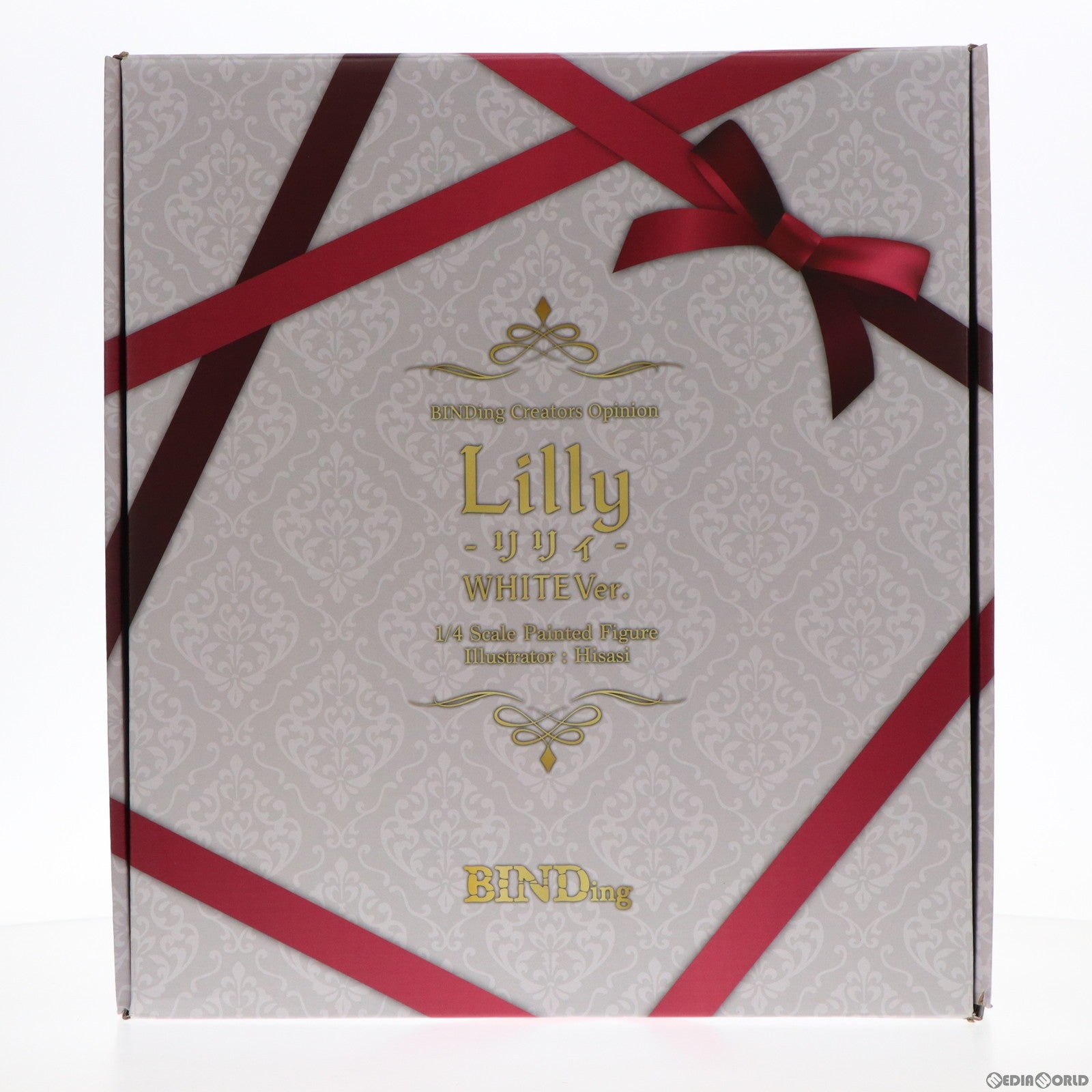 【中古即納】[FIG]クリエイターズコレクション Lilly -リリィ- WHITE Ver. BINDing クリエイターズ オピニオン 1/4 完成品 フィギュア ネイティブオンラインショップ&FANZA限定 BINDing(バインディング)/ネイティブ(20231130)