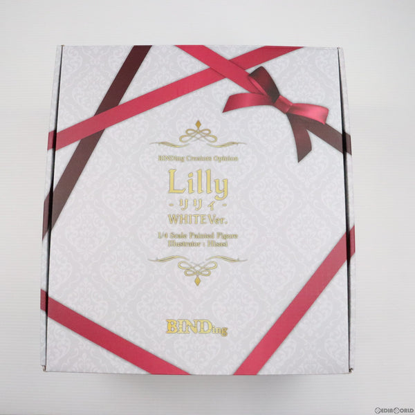 【中古即納】[FIG]クリエイターズコレクション Lilly -リリィ- WHITE Ver. BINDing クリエイターズ オピニオン 1/4  完成品 フィギュア ネイティブオンラインショップ&FANZA限定 BINDing(バインディング)/ネイティブ