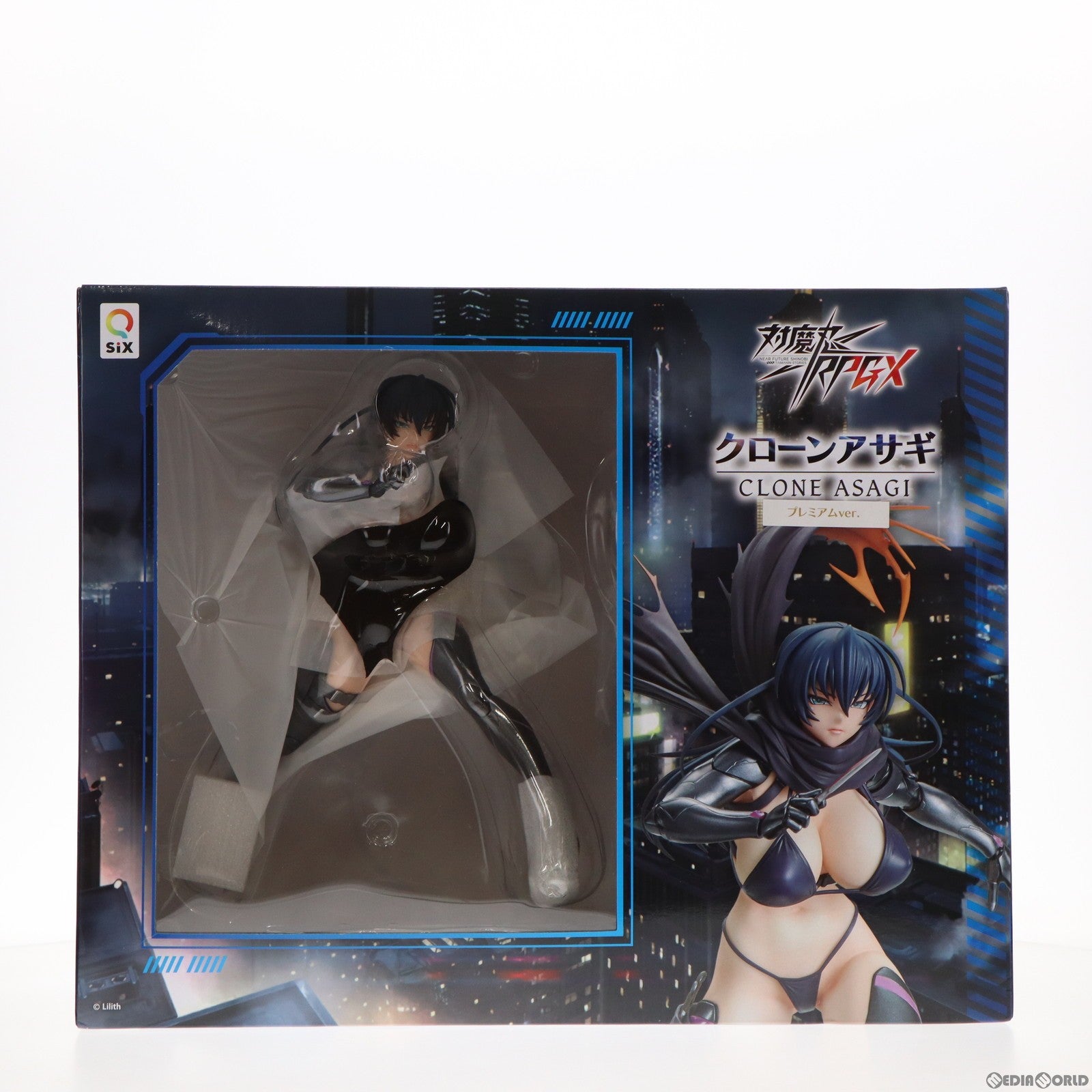 【中古即納】[FIG]クローンアサギ プレミアムVer. 対魔忍RPGX 1/6 完成品 フィギュア Q-six(キューシックス)(20231130)