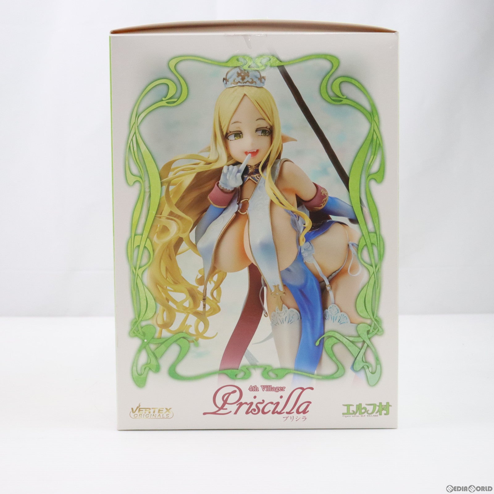 【中古即納】[FIG](再販)あみあみ限定特典6種付属 エルフ村 第4村人 プリシラ アンテナショップ限定版 1/6 完成品 フィギュア  ヴェルテクス(20210831)