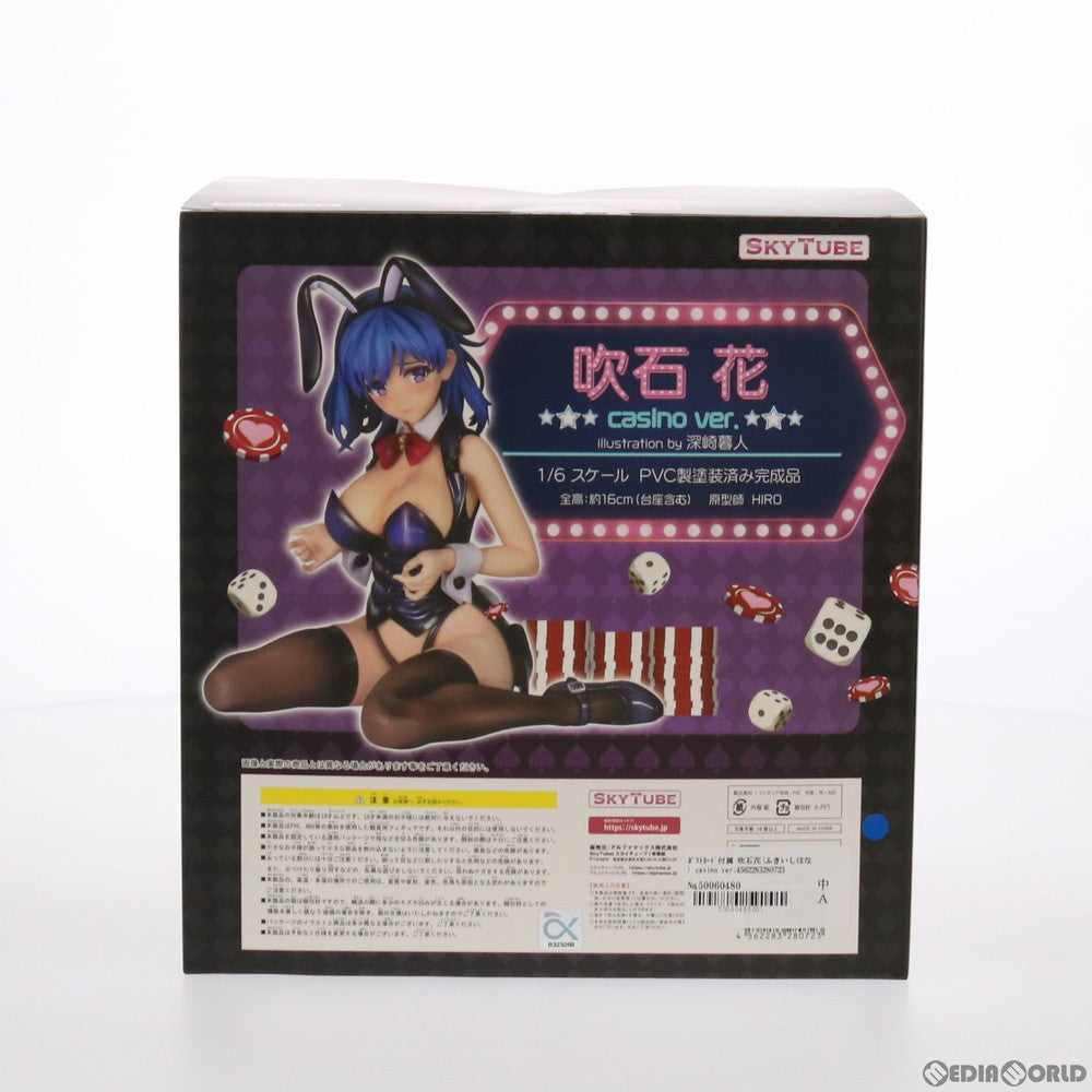 【中古即納】[FIG]ポストカード付属 吹石花(ふきいしはな) casino ver. Illustration by 深崎暮人 コミック阿吽 1/6 完成品 フィギュア(AX-1072) SkyTube(スカイチューブ)(20210510)