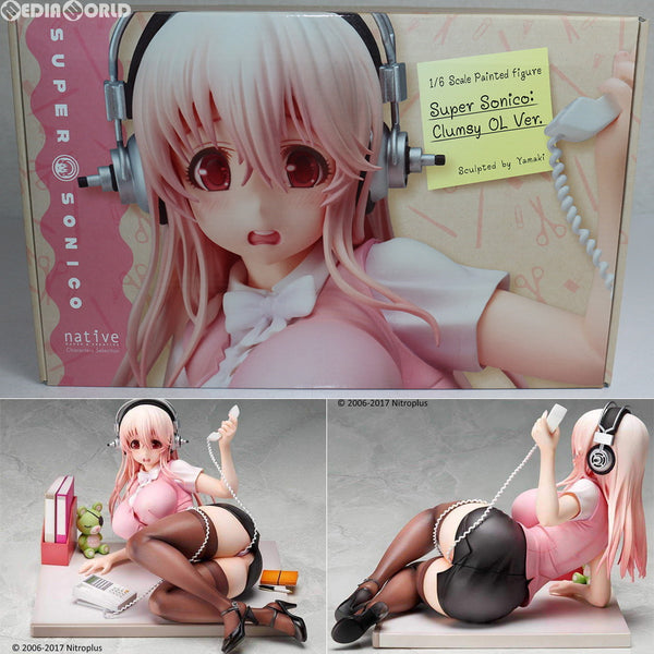 中古即納】[FIG]特典付属 すーぱーそに子 ドジッ娘OL ver. 1/6 完成品 フィギュア ネイティブ