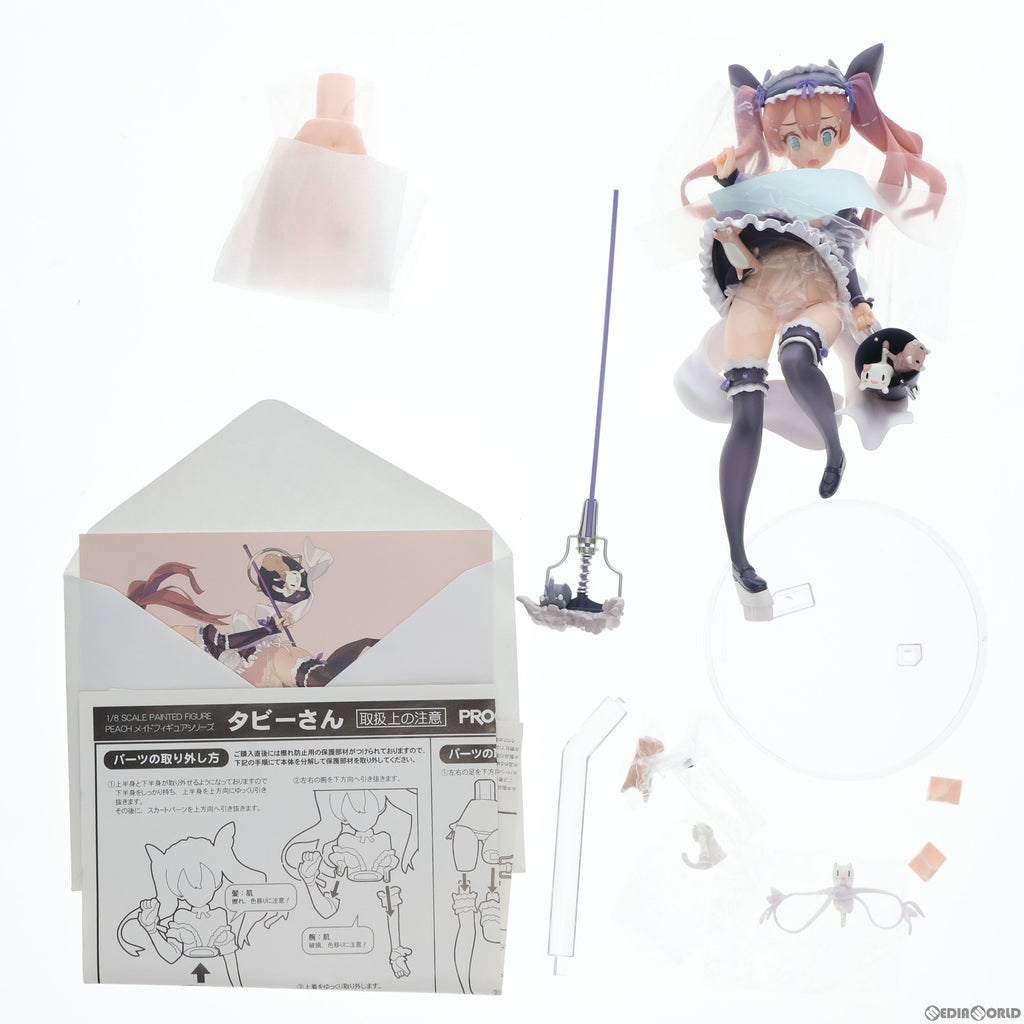 【中古即納】[FIG]ポストカード付属 ネイティブクリエイターズコレクション PEACH メイドフィギュアシリーズ タビーさん  BLADEオリジナルキャラクター 1/8 完成品 フィギュア ネイティブオンラインショップ限定  PROGRESS(プログレス)/ネイティブ(20170731)