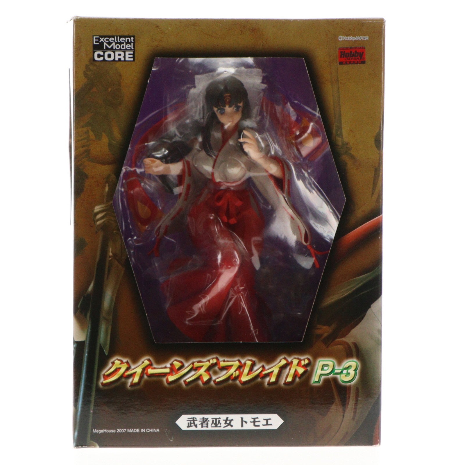 【中古即納】[FIG] エクセレントモデル CORE 武者巫女トモエ クイーンズブレイドP-3 完成品 フィギュア メガハウス(20070902)