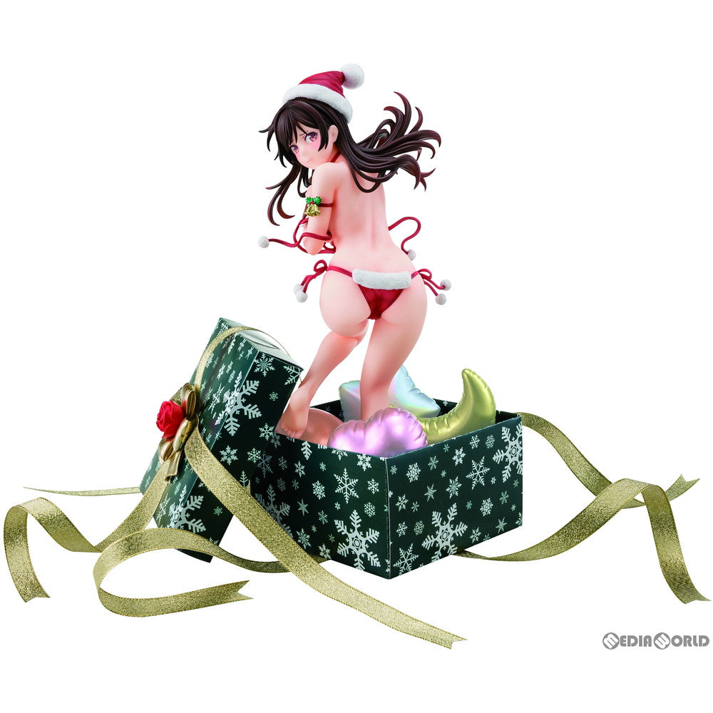 【中古即納】[FIG]水原千鶴(みずはらちづる) サンタビキニdeふわもこフィギュア 彼女、お借りします 1/6 完成品 フィギュア 箱入り娘(20220901)