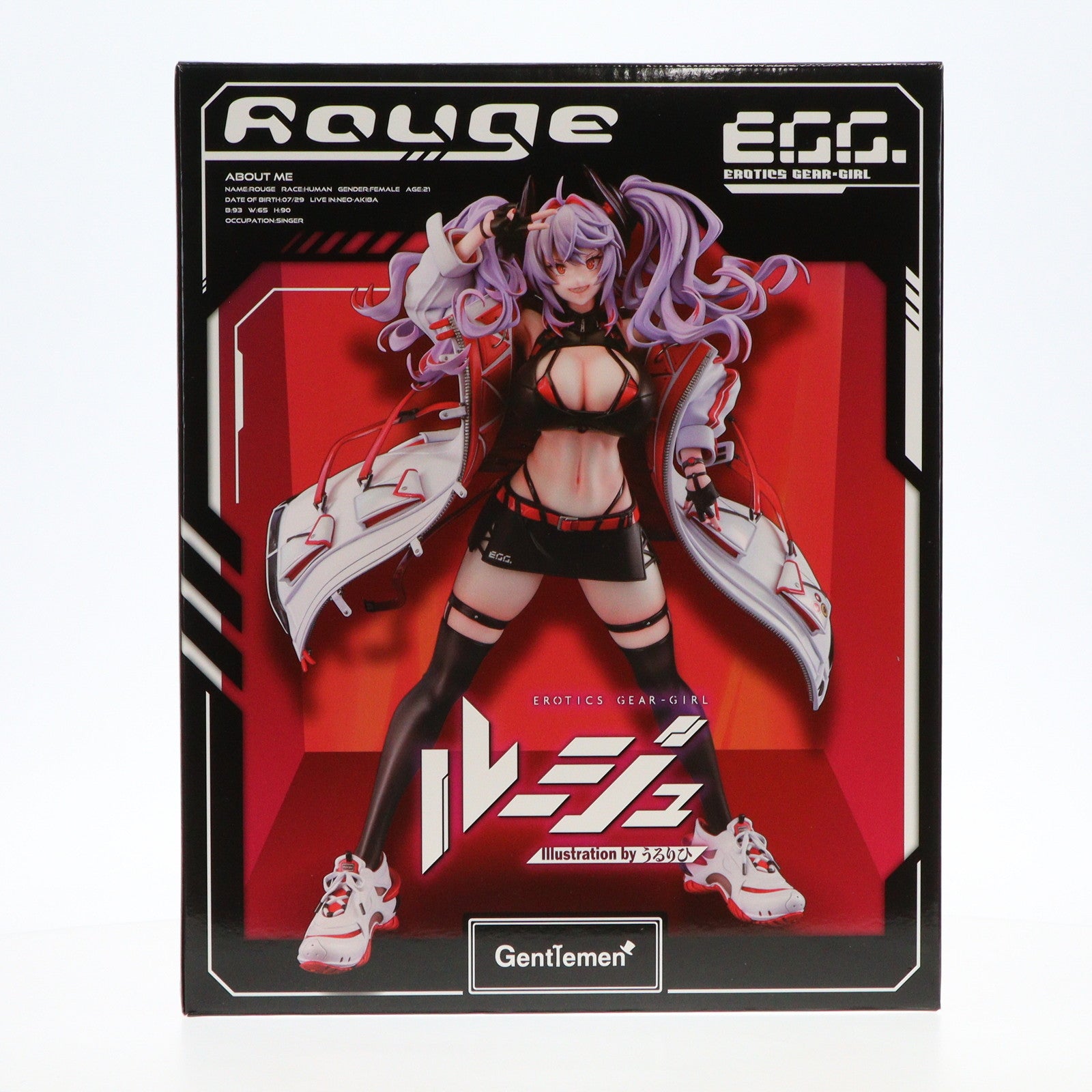 【中古即納】[FIG]Erotics Gear-Girl ルージュ Illustration by うるりひ 1/6 完成品 フィギュア ジェントルメン(20240525)