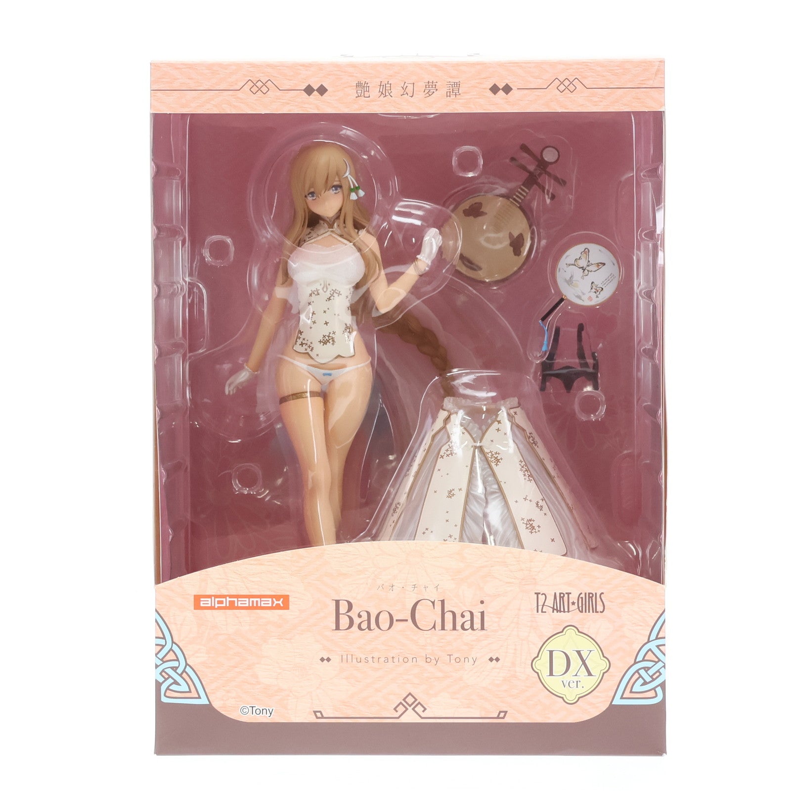 中古即納】[FIG]ポストカード2枚付属 Bao-Chai バオ・チャイ illustration by Tony DX Ver. 艶娘幻夢譚 1/6  完成品 フィギュア(AX-1166) SkyTube(スカイチューブ)