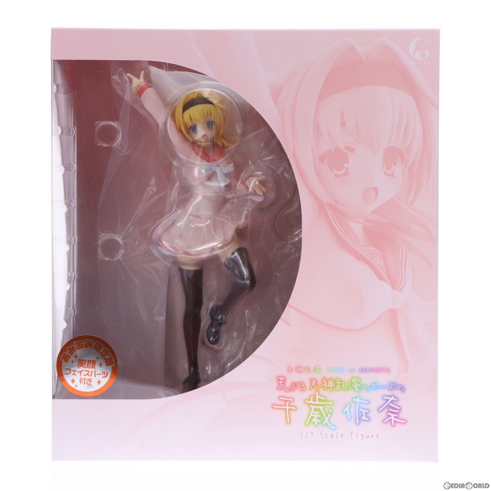 【中古即納】[FIG] 荒ぶる天神乱漫のポーズの「千歳佐奈」(ちとせさな) あみあみ限定版 天神乱漫 LUCKY or UNLUCKY!〜 1/7 完成品 フィギュア アリスグリント(20230126)