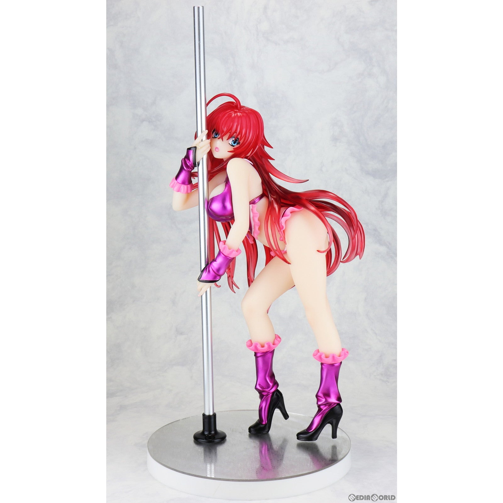 【中古即納】[FIG]リアス・グレモリー ポールダンスver.～Purple Color～ 1/7 ハイスクールD×D 完成品 フィギュア 回天堂(20221222)