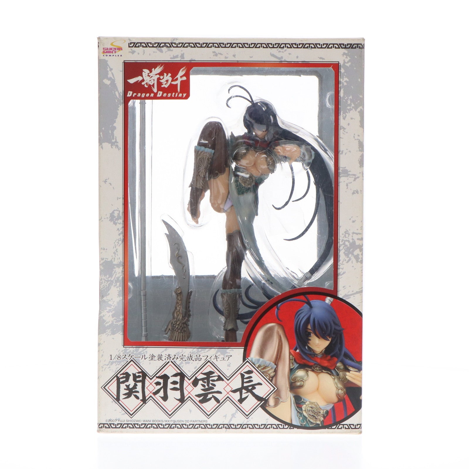 【中古即納】[FIG]SMC 関羽雲長(かんううんちょう) 一騎当千 1/8 完成品 フィギュア トイズワークス(20080830)