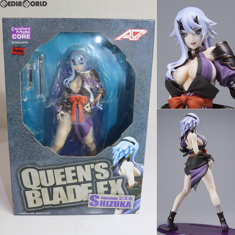 【中古即納】[FIG]エクセレントモデル CORE 甲魔忍軍頭領シズカ クイーンズブレイドEX 1/8 完成品 フィギュア メガハウス(20080501)