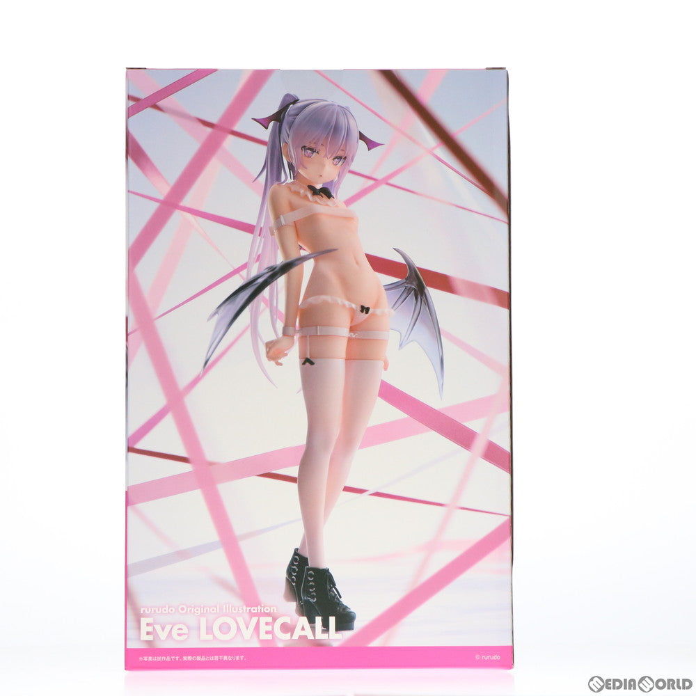 【中古即納】[FIG]あみあみ限定 ポストカード付属 イヴ・LOVECALL rurudoオリジナルイラスト 1/6 完成品 フィギュア Pink・Charm(ピンクチャーム)(20210930)